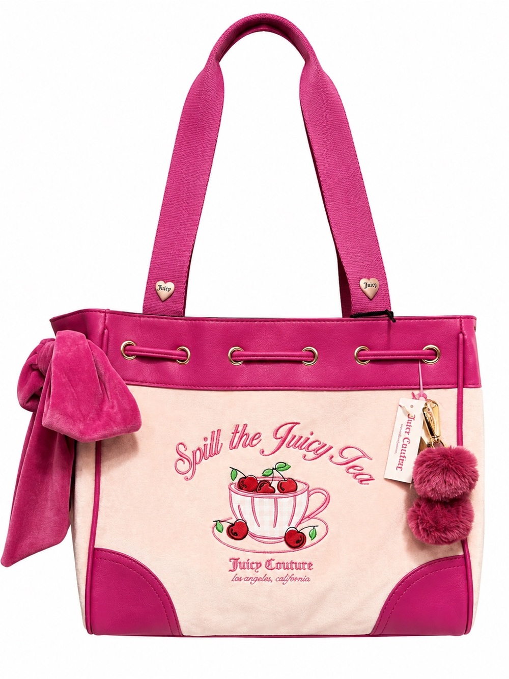 ⭐️DAYDREAMER⭐️Juicy Couture Pink & Cream 'Spill the Juicy Tea'